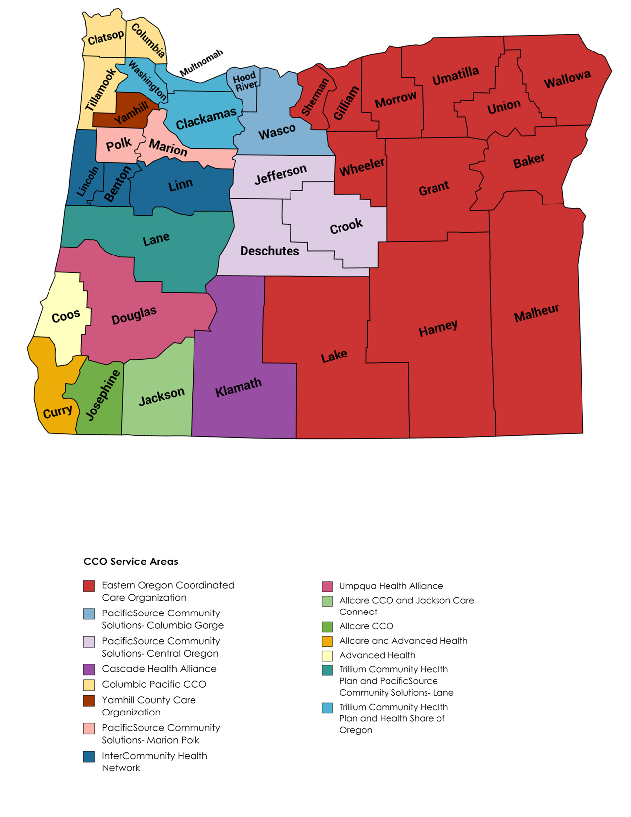Program Locations OHSU